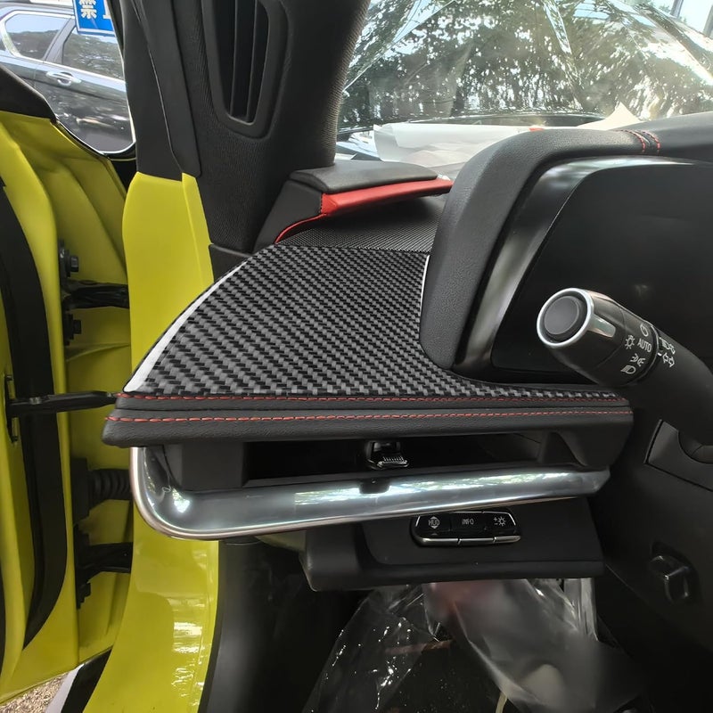 Edinstry Center Console Side Panel Trim Cover for Corvette C8 2020-2024, Left-Hand Driver Air Vent Upper Decorative Cover, Premium Dashboard Accessory - Image 5